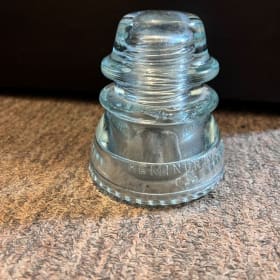 VTG Hemingray 42 Clear Glass Insulator item