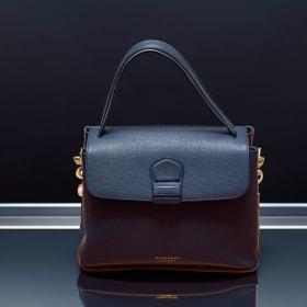 Burberry Camberley Top Handle Ink Blue Bag item