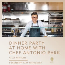 Dinner party at Home with Chef Antonio Park item