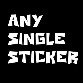 1 Single Sticker item