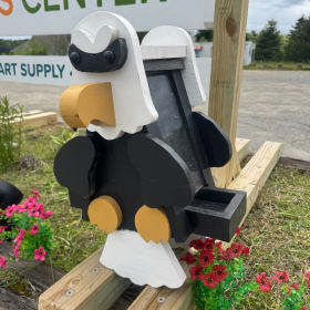 Handcrafted Bald Eagle Bird Feeder item