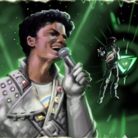 Photo of Michael Jackson Poster with Matte Finish