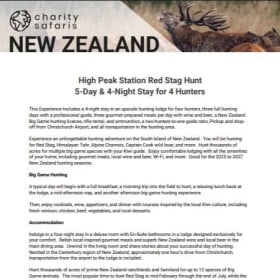 New Zealand Red Stag Hunt (2–4 Hunters) item