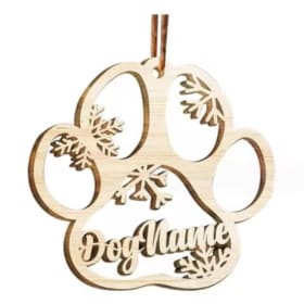Personalized Dog Paw Print item