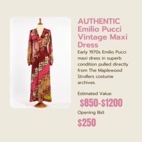 AUTHENTIC Emilio Pucci Vintage Maxi Dress item
