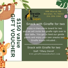 Snack with a Giraffe for 2 item