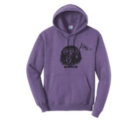 Scruffy - Purple Hoodie item