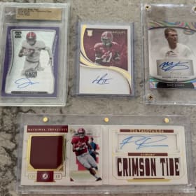 Alabama Football Cards signed by various players item