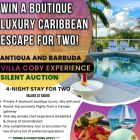 4 Night Luxury Trip for 2 at Villa Coby in Antigua & Barbuda item