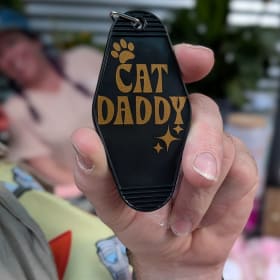 Cat Daddy Keychain item