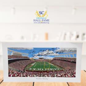 William Brice Stadium Poster signed by Rick Sanford item