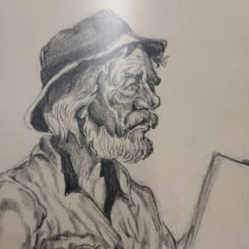 Framed Pencil Sketch item