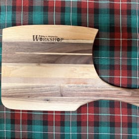 Handcrafted Wooden Serving Board - Cleaver item