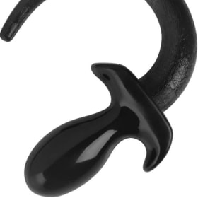 dog tail plug black item