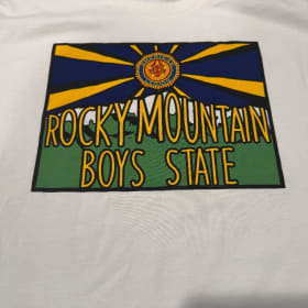 White Rocky Mountain Boys State Shirt item