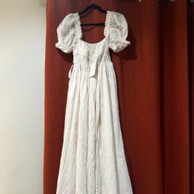 Selkie Collection Ghost Pink Renfaire Gown, Size Small item