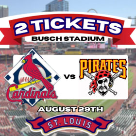 2 Tickets to Cardinals vs Pirates MLB Game item