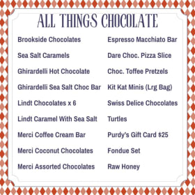 All Things Chocolate Basket by Kindergarten Classes item