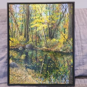 Stratford Autumn, Landscape painting item