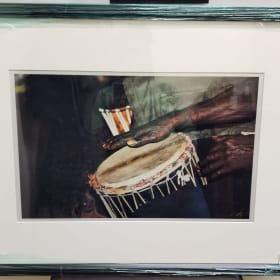 The Drummer, framed photography by Ian Grant item