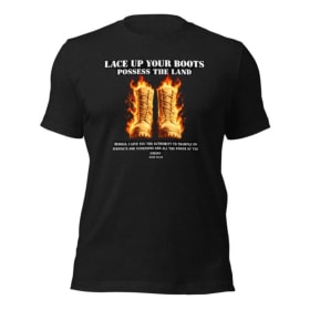 T-SHIRT LACE UP YOUR BOOTS item