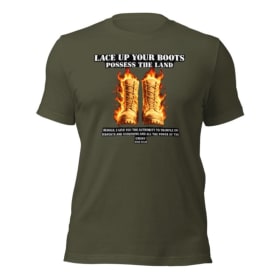 T-SHIRT LACE UP YOUR BOOTS item