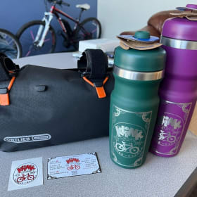 Klink insulated water bottles and top tube frame pack item