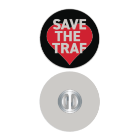 Save the Traf Pin item
