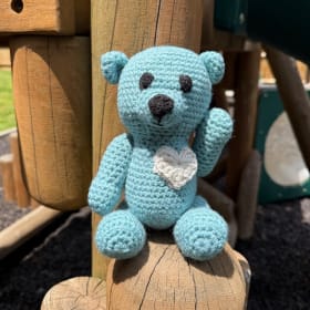 Benny the Brave Crochet Bear item