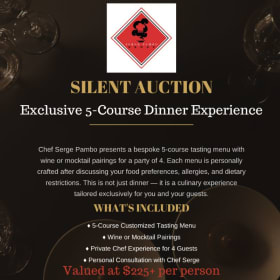 Exclusive - 5 Course Dinner Experience item