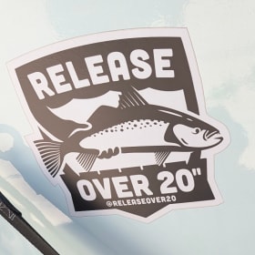 Release Over 20" OG Logo Boat Decal item