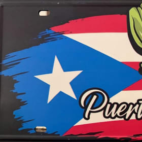 Front License Flag, Coqui & Flor de Maga item