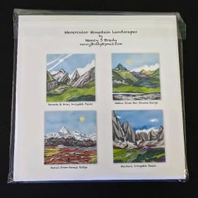 #8 - Watercolor Mountain Landscapes Card Set item