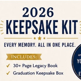 GRADUATION KEEPSAKE KIT:  LEGACY BOOK & KEEPSAKE BOX item