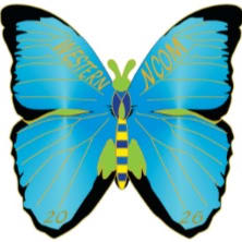 Western Region Tequila Butterfly Pin item