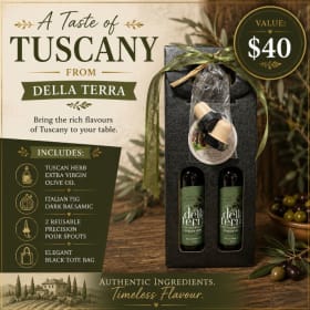 A Taste of Tuscany from Della Terra:  Value: $40 item