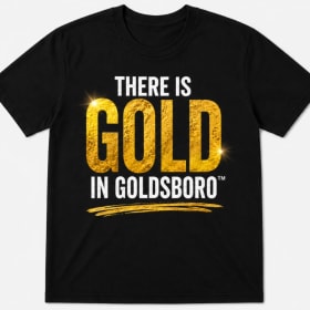 There Is Gold in Goldsboro Black Tee item
