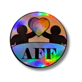 3" Hologram AFF Sticker item