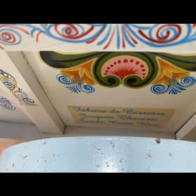 JOAQUIN CHAVERRI VINTAGE COSTA RICAN BEVERAGE CART item