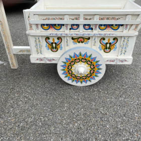 JOAQUIN CHAVERRI VINTAGE COSTA RICAN BEVERAGE CART item