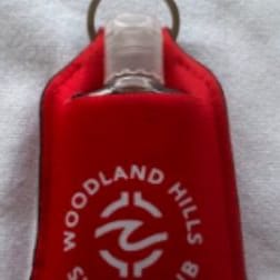 Key Ring with Hand Sanitizer item