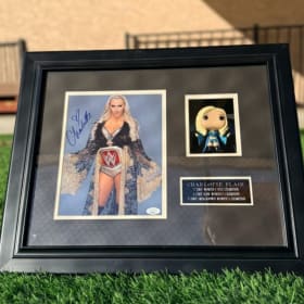 Signed Charlotte Flair photo item