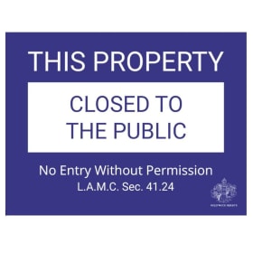 No Trespassing Sign item