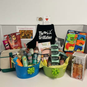 Sizzle, Sip & Getaway Basket with Three Vacation Days item