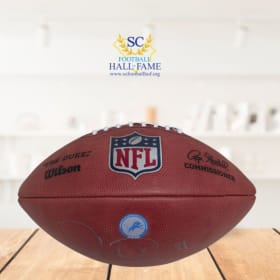 Authentic Lions "The Duke" Football Signed by Robert Porcher item