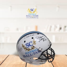 Replica Full-Size SCFHOF Schutt Helmet signed by Honorees item