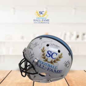 Replica Full-Size SCFHOF Schutt Helmet signed by Honorees item