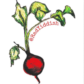 STICKER: Rad Yiddish Radish (from the Datsha) דאַטשע רעטעך item