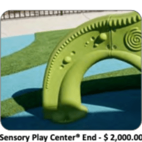 sensory play center end item