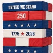 250 Year Patriotic Backyard Tumbling Tower Set item